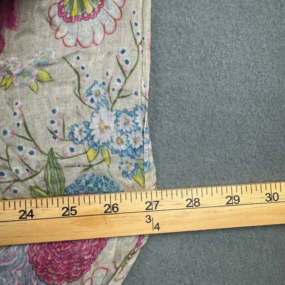 Leggiadro Floral‎ Silk Scarf Square Multicolor Garden Print